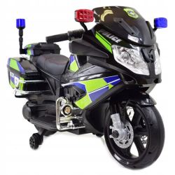 Azeno Elektrisk Politmotorcykel - Sort