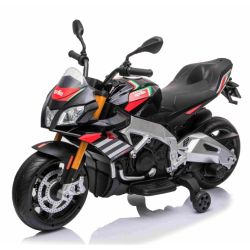 Aprilia Elektrisk Motorcykel til Børn - Sort