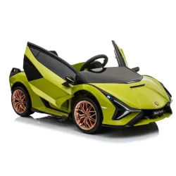 Lamborghini Sian Elektrisk Bil til Børn - Grøn