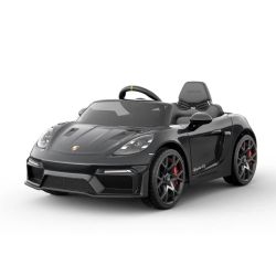 Porsche Spyder 718 Elektrisk Børnebil - Sort