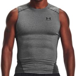 Under Armour HeatGear Kompression Tanktop Grå Melange