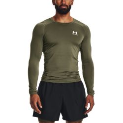 Under Armour HeatGear Kompressions Langærmet - Marine Grøn