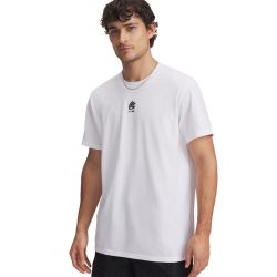 Under Armour Curry Hvyweight Logo T-shirt - Hvid