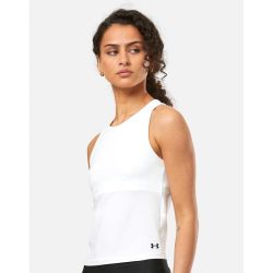 Under Armour Motion High Neck Tank, Hvid