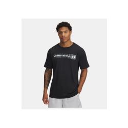Under Armour CAMO CHEST STRIPE Kortærmet Sort