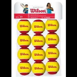 Wilson STARTER RØD TBALL 12-PAKNING