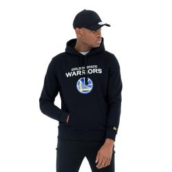 New Era NBA Regular Hoodie - Golden State Warriors, Sort