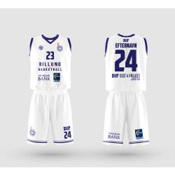 NB Spillesæt Hvid - Billund Basketball