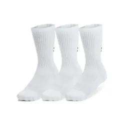 Under Armour Unisex TC 3pk Crew Sokker - Hvid