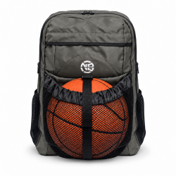Basketryggsäck - Grå