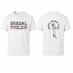 NB T-shirt Hvid - Egedal Basketball