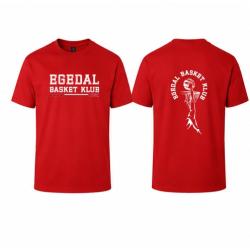 NB T-shirt Rød - Egedal Basketball