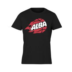 NB Bomulds T-shirt Sort - Alba Basket